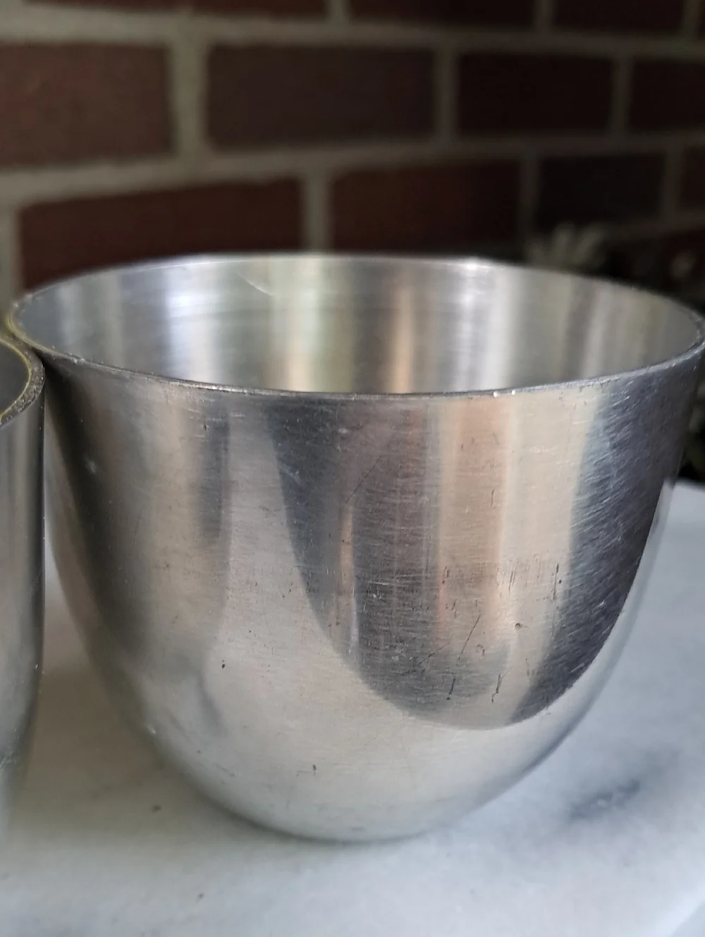 2 Vintage Woodbury Pewter cups